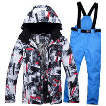 Load image into Gallery viewer, 2019RIVIYELE NEW Super Warm Men Ski Suit Waterproof Breathable Windproof Outdoor Sport Wear Skiing Snowboard Jacket+Pant