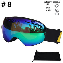 Load image into Gallery viewer, LOCLE Ski Glasses Double Layers UV400 Anti-fog Ski Goggles Snow Skiing Snowboard Motocross Goggles Ski Masks or Eyewear