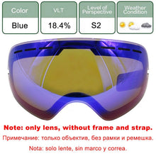 Load image into Gallery viewer, LOCLE Ski Glasses Double Layers UV400 Anti-fog Ski Goggles Snow Skiing Snowboard Motocross Goggles Ski Masks or Eyewear