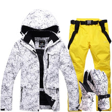 Load image into Gallery viewer, New Thicken Warm Ski Suit Men Women Winter Windproof Waterproof Skiing Gloves Snowboard Jacket Pants Suit Male Plus Size 3XL