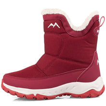 Load image into Gallery viewer, Winter Outdoor Snow Boots Woman Water-Resistant Anti-Ski Casual Shoes Women Winter Plush Thick Warm Ladies Cotton Shoes