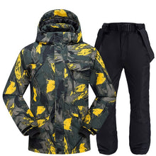 Load image into Gallery viewer, Ski Suit Men Winter 2020 Thermal Waterproof Windproof Clothes Snow pants Ski Jacket Men Set Skiing And Snowboarding Suits Brands