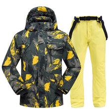 Load image into Gallery viewer, Ski Suit Men Winter 2020 Thermal Waterproof Windproof Clothes Snow pants Ski Jacket Men Set Skiing And Snowboarding Suits Brands