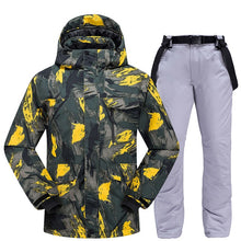 Load image into Gallery viewer, Ski Suit Men Winter 2020 Thermal Waterproof Windproof Clothes Snow pants Ski Jacket Men Set Skiing And Snowboarding Suits Brands