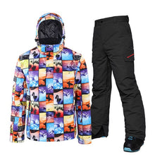 Load image into Gallery viewer, Ski Suit Men Winter Warm Windproof Waterproof Outdoor Sports Snow Jackets and Pants Ski Equipment Skiing And Snowboard Snowsuit