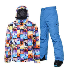 Load image into Gallery viewer, Ski Suit Men Winter Warm Windproof Waterproof Outdoor Sports Snow Jackets and Pants Ski Equipment Skiing And Snowboard Snowsuit