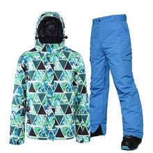 Load image into Gallery viewer, Ski Suit Men Winter Warm Windproof Waterproof Outdoor Sports Snow Jackets and Pants Ski Equipment Skiing And Snowboard Snowsuit