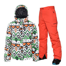 Load image into Gallery viewer, Ski Suit Men Winter Warm Windproof Waterproof Outdoor Sports Snow Jackets and Pants Ski Equipment Skiing And Snowboard Snowsuit