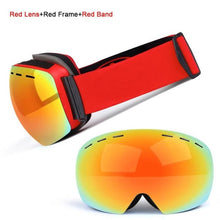 Load image into Gallery viewer, Ski Goggles UV400 Protection Snowboard Eyewear Anti-fog Big Ski Mask Glasses Snow Snowmobile Man Women Skiing Outdoor Sport