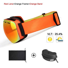 Load image into Gallery viewer, Ski Goggles UV400 Protection Snowboard Eyewear Anti-fog Big Ski Mask Glasses Snow Snowmobile Man Women Skiing Outdoor Sport