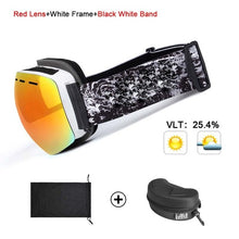 Load image into Gallery viewer, Ski Goggles UV400 Protection Snowboard Eyewear Anti-fog Big Ski Mask Glasses Snow Snowmobile Man Women Skiing Outdoor Sport