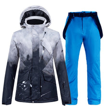 Load image into Gallery viewer, New Ski Suit Women Windproof Waterproof Breathable Warm Men Outdoor Snowboard Jackets +Pants High Quality Winter Ski Jacket