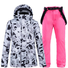 Load image into Gallery viewer, New Ski Suit Women Windproof Waterproof Breathable Warm Men Outdoor Snowboard Jackets +Pants High Quality Winter Ski Jacket