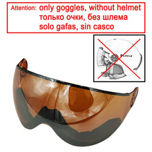 Load image into Gallery viewer, LOCLE Ski Helmet With Goggles Integrated PC+EPS CE Certification Skiing Helmet Women Men Ski Snowboard Snow Helmet