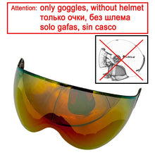 Load image into Gallery viewer, LOCLE Ski Helmet With Goggles Integrated PC+EPS CE Certification Skiing Helmet Women Men Ski Snowboard Snow Helmet