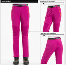 Load image into Gallery viewer, Women Ski Suit Outdoor Hiking Skiing Waterproof Jackets Fleece Winter Warm Fishing Trekking Ski jacket Pant Set for Female