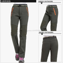 Load image into Gallery viewer, Women Ski Suit Outdoor Hiking Skiing Waterproof Jackets Fleece Winter Warm Fishing Trekking Ski jacket Pant Set for Female