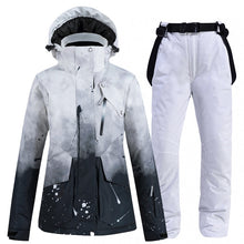 Load image into Gallery viewer, New Ski Suit Women Windproof Waterproof Breathable Warm Men Outdoor Snowboard Jackets +Pants High Quality Winter Ski Jacket
