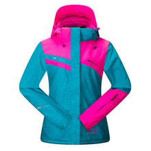 Load image into Gallery viewer, Ski Suit for Women Skiing Snowboarding Jackets and Pants Windproof Waterproof Ski Suits Female Winter Sports Thick Warm Ski Set
