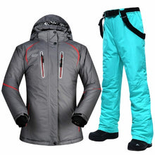 Load image into Gallery viewer, Winter Ski Suit Women Brands Ski Jacket and Pant Super Warm High Quality Windproof Waterproof Warm Skiing and Snowboard Clothing