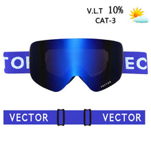 Load image into Gallery viewer, OTG Ski Goggles Snowboard Mask For Men Women Skiing Eyewear UV400 Snow Protection Over Glasses Adult Double Anti-Fog Cylindrical