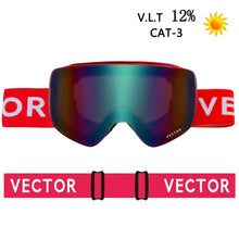 Load image into Gallery viewer, OTG Ski Goggles Snowboard Mask For Men Women Skiing Eyewear UV400 Snow Protection Over Glasses Adult Double Anti-Fog Cylindrical