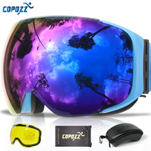 Load image into Gallery viewer, Magnetic Ski Goggles with 2s Quick-Change Lens and Case