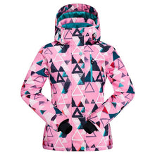 Load image into Gallery viewer, Warm Ski Suit Women Winter Female Ski Jacket And Pants Waterproof Windproof Breathable Skiing And Snowboarding Suits Snow Set
