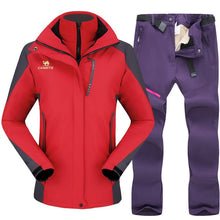 Load image into Gallery viewer, Skiing Suit For Women Snowboard Jacket Sets Thicken Warm Windproof Women's Winter Suit Outdoor Breathable Waterproof Ski Jackets