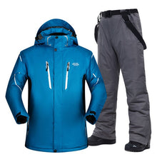Load image into Gallery viewer, Plus Ski Suit Men Large Super Warm Waterproof Windproof Winter Snow Snowboard Suit Winter Skiing and Snowboarding Jacket Brands