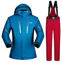 Load image into Gallery viewer, Plus Ski Suit Men Large Super Warm Waterproof Windproof Winter Snow Snowboard Suit Winter Skiing and Snowboarding Jacket Brands