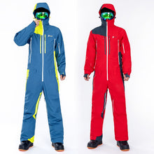 Load image into Gallery viewer, Ski Suit for Men Ski Jumpsuit Warm Ski Jacket And Pants Male Winter Sports Windproof Waterproof Skiing And Snowboarding Snowsuit