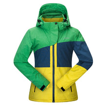 Load image into Gallery viewer, Winter Ski Suit Women Brands High Quality Ski Jacket and Pants for Women Warm Waterproof Windproof Skiing and Snowboarding Suits