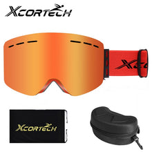 Load image into Gallery viewer, Outdoor Cylindrical Magnetic Skiing Ski Goggles Snowboard Snow Eyewear Anti-Fog Ski Mask Glasses Full REVO Coating UV Protection