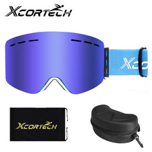 Load image into Gallery viewer, Outdoor Cylindrical Magnetic Skiing Ski Goggles Snowboard Snow Eyewear Anti-Fog Ski Mask Glasses Full REVO Coating UV Protection