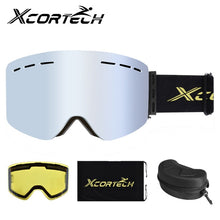 Load image into Gallery viewer, Outdoor Cylindrical Magnetic Skiing Ski Goggles Snowboard Snow Eyewear Anti-Fog Ski Mask Glasses Full REVO Coating UV Protection