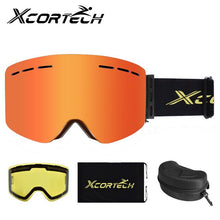 Load image into Gallery viewer, Outdoor Cylindrical Magnetic Skiing Ski Goggles Snowboard Snow Eyewear Anti-Fog Ski Mask Glasses Full REVO Coating UV Protection