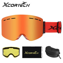 Load image into Gallery viewer, Outdoor Cylindrical Magnetic Skiing Ski Goggles Snowboard Snow Eyewear Anti-Fog Ski Mask Glasses Full REVO Coating UV Protection