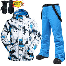 Load image into Gallery viewer, Men's Ski Suit 2020 Outdoor Warm Waterproof Windproof