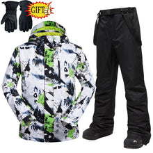 Load image into Gallery viewer, Men's Ski Suit 2020 Outdoor Warm Waterproof Windproof