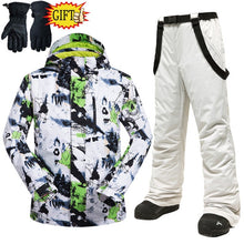 Load image into Gallery viewer, Men's Ski Suit 2020 Outdoor Warm Waterproof Windproof