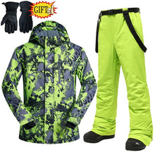 Load image into Gallery viewer, Men's Ski Suit 2020 Outdoor Warm Waterproof Windproof
