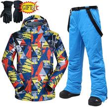 Load image into Gallery viewer, Men's Ski Suit 2020 Outdoor Warm Waterproof Windproof