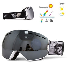 Load image into Gallery viewer, COPOZZ brand ski goggles double layers UV400 anti-fog big ski mask glasses skiing snow men women snowboard goggles GOG-201 Pro