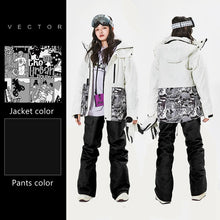 Load image into Gallery viewer, Waterproof Ski Suit Women Thick Warm Outdoor Sports Jackets High Quality Female Winter Warm Snow Jacket Pants Sports Clothing