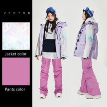 Load image into Gallery viewer, Waterproof Ski Suit Women Thick Warm Outdoor Sports Jackets High Quality Female Winter Warm Snow Jacket Pants Sports Clothing