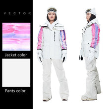 Load image into Gallery viewer, Waterproof Ski Suit Women Thick Warm Outdoor Sports Jackets High Quality Female Winter Warm Snow Jacket Pants Sports Clothing