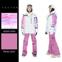 Load image into Gallery viewer, Waterproof Ski Suit Women Thick Warm Outdoor Sports Jackets High Quality Female Winter Warm Snow Jacket Pants Sports Clothing