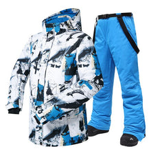 Load image into Gallery viewer, -30 Temperature Ski Suit Men Brands Winter outdoor Windproof Waterproof Thermal Snow Jacket And Pants Ski Snowboard Jacket Men