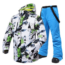 Load image into Gallery viewer, -30 Temperature Ski Suit Men Brands Winter outdoor Windproof Waterproof Thermal Snow Jacket And Pants Ski Snowboard Jacket Men